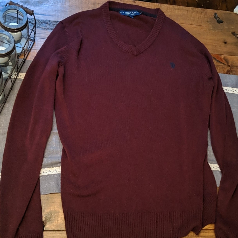 Polo V neck Sweater